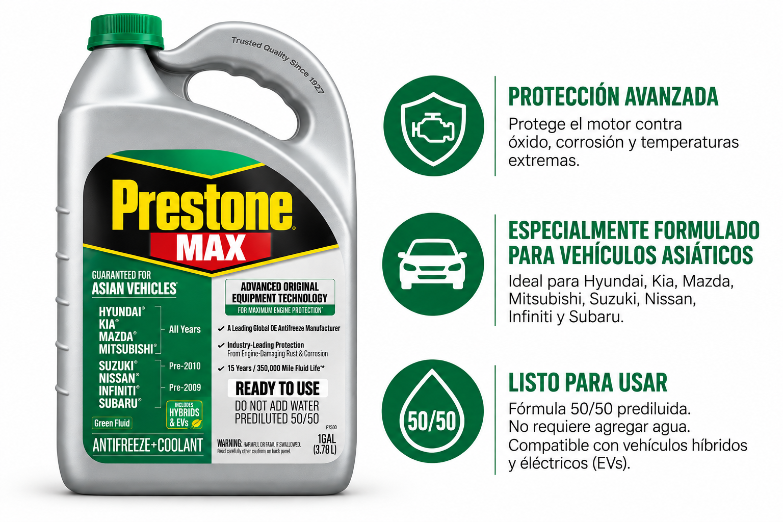 Prestone MAX Anticongelante + Refrigerante - Imagen 2